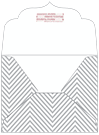 Zig Zag Grey Thick-E-Lope Style B1 (5 1/4 x 3 3/4) - 10/Pk