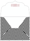Zig Zag Black & White Thick-E-Lope Style B1 (5 1/4 x 3 3/4) - 10/Pk