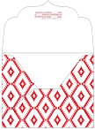 Rhombus Red Thick-E-Lope Style B2 (5 3/4 x 4 1/2) - 10/Pk