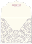 Floral Grey Thick-E-Lope Style B2 (5 3/4 x 4 1/2) - 10/Pk