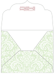 Floral Green Tea Thick-E-Lope Style B2 (5 3/4 x 4 1/2) - 10/Pk