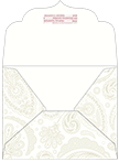 Paisley Silver Thick-E-Lope Style B2 (5 3/4 x 4 1/2) - 10/Pk