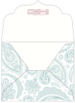Paisley Blue Thick-E-Lope Style B2 (5 3/4 x 4 1/2) - 10/Pk