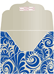 Nature Navy Thick-E-Lope Style B2 (5 3/4 x 4 1/2) - 10/Pk