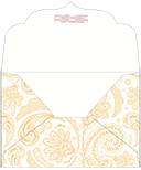 Paisley Gold Thick-E-Lope Style B3 (7 1/2 x 5 1/2) - 10/Pk