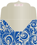 Nature Navy Thick-E-Lope Style B3 (7 1/2 x 5 1/2) - 10/Pk