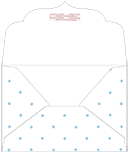 Polkadot Baby Blue Thick-E-Lope Style B3 (7 1/2 x 5 1/2) - 10/Pk