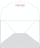 Zig Zag Grey Thick-E-Lope Style B3 (7 1/2 x 5 1/2) - 10/Pk