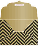 Zig Zag Black Thick-E-Lope Style B3 (7 1/2 x 5 1/2) - 10/Pk