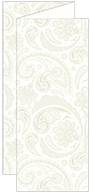 Paisley Silver Trifold Card 3 5/8 x 8 1/2 - 10/Pk