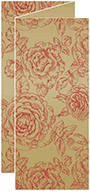 Rose Hena Trifold Card 3 5/8 x 8 1/2 - 10/Pk