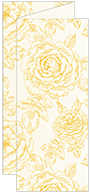 Rose Gold Trifold Card 3 5/8 x 8 1/2 - 10/Pk
