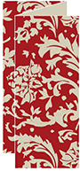 Renaissance Red Trifold Card 3 5/8 x 8 1/2 - 10/Pk