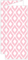 Indonesia Pink Trifold Card 3 5/8 x 8 1/2 - 10/Pk