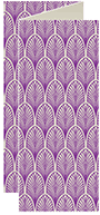 Glamour Purple Trifold Card 3 5/8 x 8 1/2 - 10/Pk