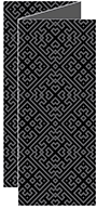 Maze Noir Trifold Card 3 5/8 x 8 1/2 - 10/Pk
