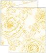Rose Gold Trifold Card 4 1/4 x 5 1/2 - 10/Pk