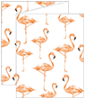 Flamingo Trifold Card 4 1/4 x 5 1/2 - 10/Pk