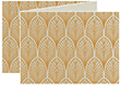 Glamour Gold Trifold Card 5 1/2 x 4 1/4 - 10/Pk