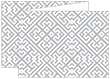 Maze Grey Trifold Card 5 1/2 x 4 1/4 - 10/Pk