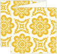 Morocco Yellow Trifold Card 5 3/4 x 5 3/4 - 10/Pk