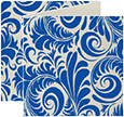 Nature Navy Trifold Card 5 3/4 x 5 3/4 - 10/Pk