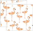 Flamingo Trifold Card 5 3/4 x 5 3/4 - 10/Pk