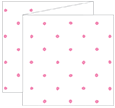 Polkadot Pink Trifold Card 5 3/4 x 5 3/4 - 10/Pk
