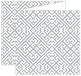 Maze Grey Trifold Card 5 3/4 x 5 3/4 - 10/Pk