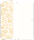 Paisley Gold Panel Invitation 3 3/4 x 8 1/2 (folded) - 10/Pk