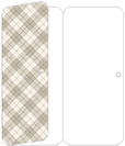 Tartan Grey Panel Invitation 3 3/4 x 8 1/2 (folded) - 10/Pk