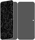 Nature Black Panel Invitation 3 3/4 x 8 1/2 (folded) - 10/Pk