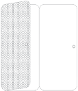 Oblique Grey Panel Invitation 3 3/4 x 8 1/2 (folded) - 10/Pk