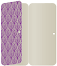 Glamour Purple Panel Invitation 3 3/4 x 8 1/2 (folded) - 10/Pk