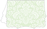 Floral Green Tea Victorian Landscape Card 3 1/2 x 5 - 10/Pk
