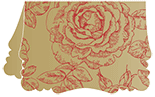 Rose Hena Victorian Landscape Card 3 1/2 x 5 - 10/Pk