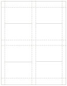 Crest Solar White Place Card 3 1/2 x 2 (4 on a sheet - 25 sheets/Pk)