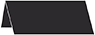 Black Place Card 1 x 4 - 25/Pk