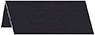 Linen Black Place Card 1 x 4 - 25/Pk