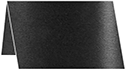 Black Silk Place Card 2 1/2 x 3 1/2