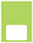 Citrus Green Place Card 3 x 4 - 25/Pk