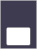Navy Place Card 3 x 4 - 25/Pk