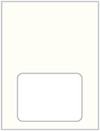Pearlized White Place Card 3 x 4 - 25/Pk