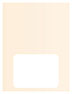 Coral metallic Place Card 3 x 4 - 25/Pk