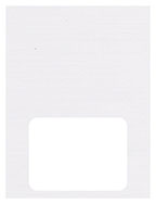 Linen Solar White Place Card 3 x 4 - 25/Pk