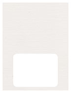 Linen Natural White Place Card 3 x 4 - 25/Pk
