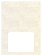 Linen Natural White Pearl Place Card 3 x 4 - 25/Pk