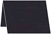 Linen Black Place Card 3 1/2 x 5 - 25/Pk