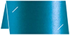 Teal Silk Slit Place Card 25/Pk