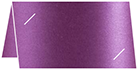Purple Silk Slit Place Card